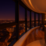 Night view from windows